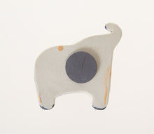 Load image into Gallery viewer, Elephant Ceramic Magnet Hand Shaped Painted Mold Figured Animal Collectible Gift