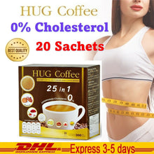 Load image into Gallery viewer, Hug Coffee Instant Coffee 25 in1 Mix Powder Arabica coffee Low fat Good Health