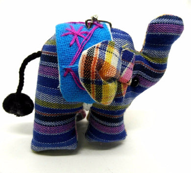 Keyring Elephant Scott V.3 Hand sewing Doll charm cute keychain animal lover
