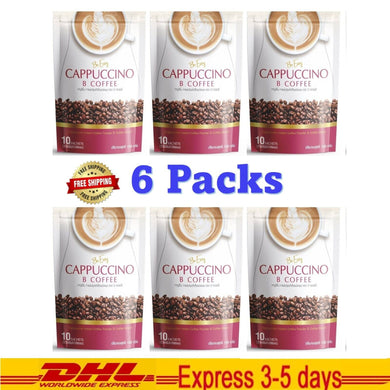 6x Be Easy Cappuccino B Coffee Instant,Weight Loss.Detox Waste Slimming