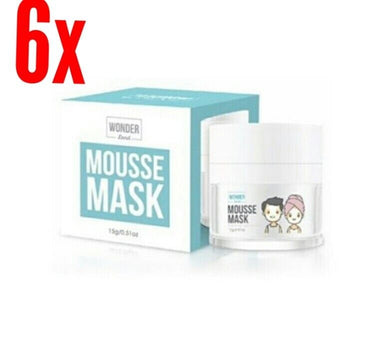 6x Whitenning Cream Facial Sleeping Mask Mousse White bouncy bright over night
