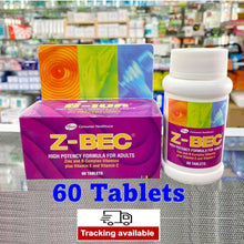 Load image into Gallery viewer, Z-BEC Multivitamins High Potency Formula For Adults Health Sleep Aid 60 Tablets