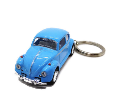 Mini Volkswagen Blue Keyring Can Runing charm cute keychain Car Model lover