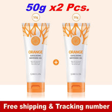 Load image into Gallery viewer, 2x GMEELAN Orange Exfoliating Gel Scrub Face Body Acne Flawless Smooth Skin 50g