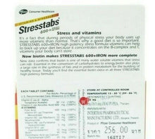 Load image into Gallery viewer, 60Tablet Stresstabs 600 Vitamin Iron Minerals High Relieve Stress Zinc Formula