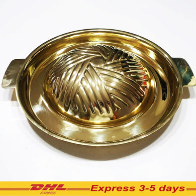 Korean Pan Hot Grill Mookata Thai Kitchen BBQ Pot Stove Charcoal 11 inches