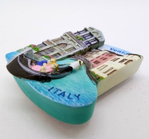 Gondola Venice Italy 3D resin Magnet Handmade in Thailand Collectibles