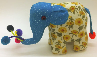 Doll Animal Fabric Cute Elephant Pattern Scotch Sewing Charm Lover decor 2