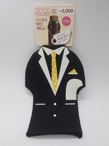 Wine Bottle Holder Bottle 750ml Suits Black Cute Fabric Collectible Design Decor