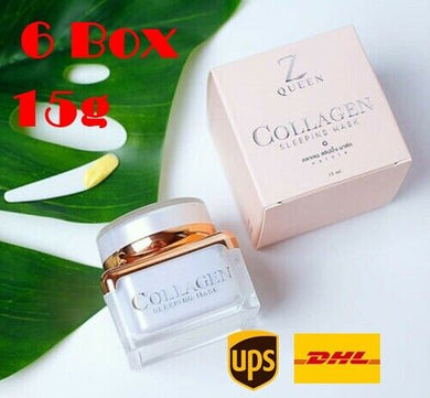6X Z Queen collagen Sleeping mask clear face Reduce Acne Dark Spots Brighten 15g