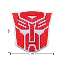 Load image into Gallery viewer, Transformers Patch Decepticon Logo Auto Bot Embroidered Iron Patches Appliques