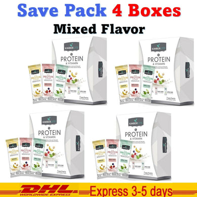 4x Kimberlite 5 Protein Mixed Flavor Vitamin Beauty Control Weight Good Shape