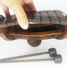Load image into Gallery viewer, 40 cm Xylophone Teak Wooden Thai Traditional Musical Instrument Hand Carved Wood