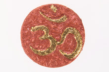 Load image into Gallery viewer, Hinduism OHM Ver.1 Magnet Resin Stone paint Gold Color Sign Design Collectible