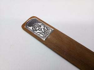 Elephants Bookmark Wood Carved Ver.3 Craft Handmade Book Mark Collectible Access