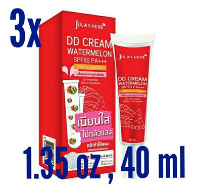 3x Sunscreen Whitening Skin DD Cream Watermelon Nourishing SPF50 PA+++ 3.5 oz