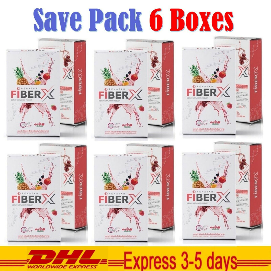 6x Fiber X Renatar Dietary Fiber Detox Clear Skin With Aura Low Calorie