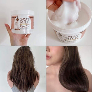 3x CARISTA Hair Treatment Goat Milk Keratin For Dry, Damaged Hair Nourish 500g