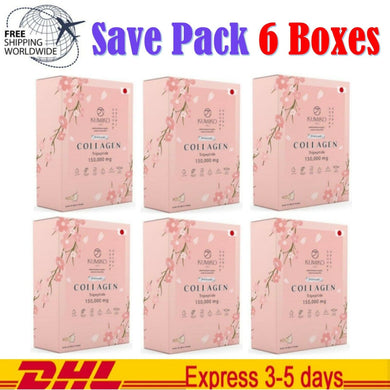 6x KUMIKO Collagen Premium 150,000 mg Youthful Radiant Skin Vitamin