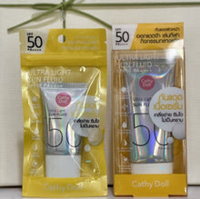 Load image into Gallery viewer, 3x Sun Protection Utra Light Fluid SPF50 PA++++ sunblock for face UVA &amp; UVB 40ml