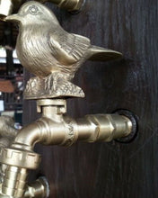 Load image into Gallery viewer, Brass Garden Tap Faucet Bird Spigot Antique Vintage Water HomeDecor Yard Outdoor