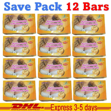 12x Vipada Pueraria Mirifica Collagen Herbal Breast Enhancement Firming Soap DHL