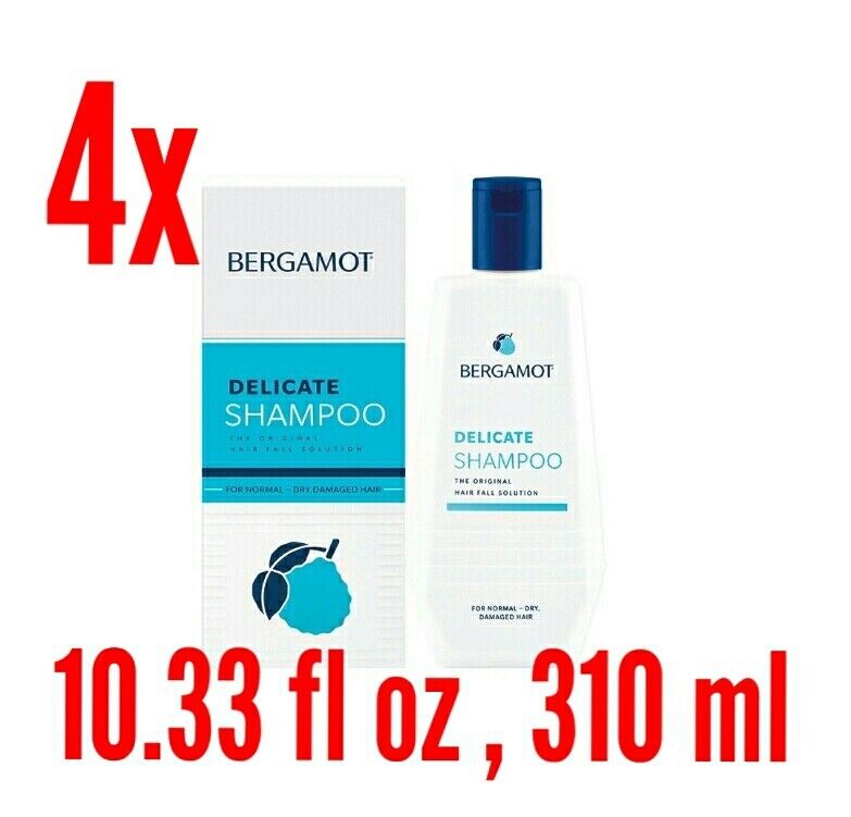 4x Delicate SHAMPOO Original Fluffy Healthy Hair Fall Solution FOR Dry Hair