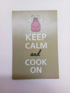 COOK ON funny joke pic Design Vintage Poster Magnet Fridge Collectible