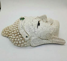 Load image into Gallery viewer, Buddha&#39;s Head Wood Carving Wall Mount Decor Antique Buddha Face Figure Craft V.1