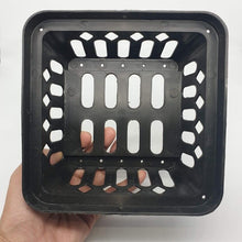 Load image into Gallery viewer, 5x Plastic Basket Pots Orchid Vanda Baskets Flower Hanging Flowers Black 6inch