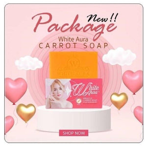 20x Whitening Nourishing Skin Moisturizer Facial Care White Aura Carrot Soap