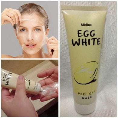 Mistine Egg White Whitening Poreless Anti Blackhead Peel Off Face Facial Mask