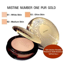 Load image into Gallery viewer, Mistine Number 1 Pur Gold Super Powder SPF25 PA++ Oil Control Makeup