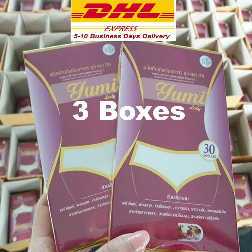 3 x Supplement Lady Bust Breast Enlargement Vagina Fit Firm Tighten Skin Shine