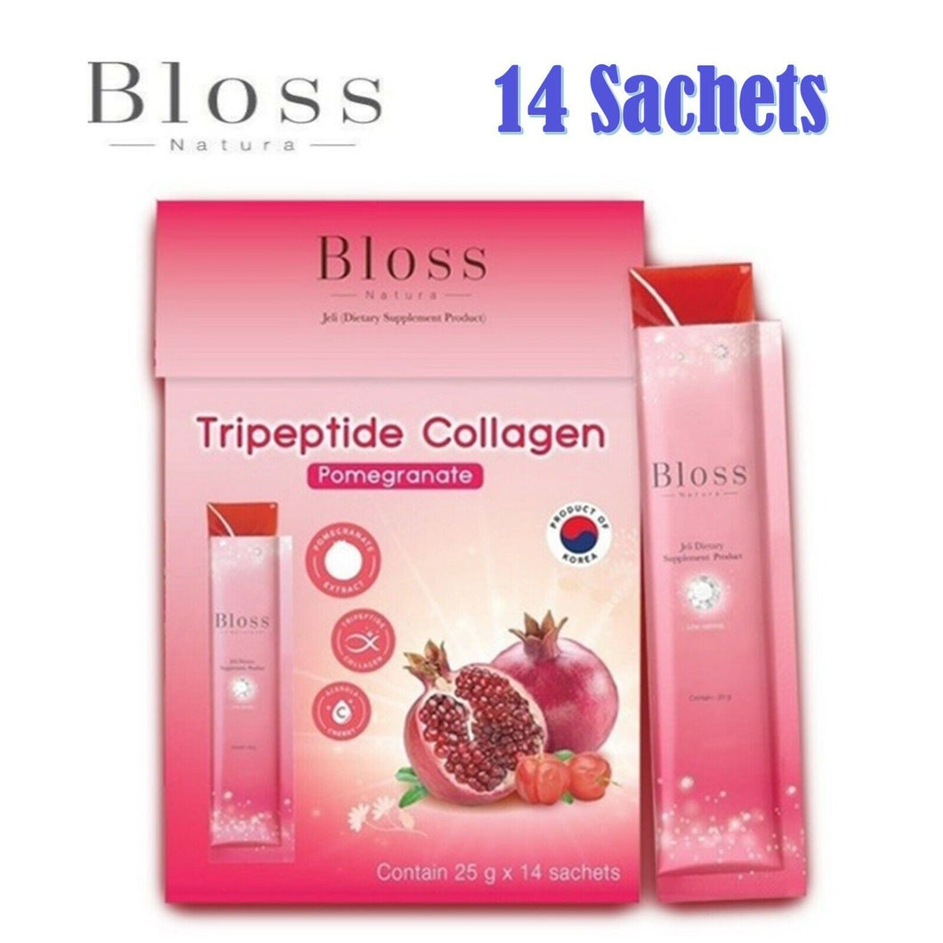 Bloss Jeli Booster Natura Collagen Glow Radiant Aura Anti Aging Beauty Skin New