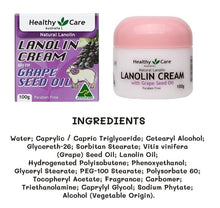 Load image into Gallery viewer, 4x Lanolin Cream with Grape Seed oil Anti aging Skin Care Freshness Moisturizer
