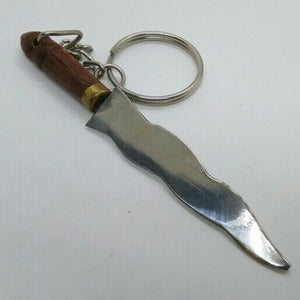 KNIFE Wood Handle Ver.5 Handmade Portable Keyring Charm Keyring Cute Souvenir