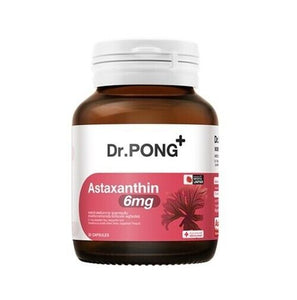 3x New Arrival Dr.Pong Astaxanthin 6mg AstaREAL Japan Anti-Aging Supplement