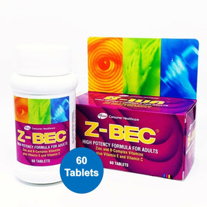 Z-BEC Multivitamins High Potency Formula For Adults Health Sleep Aid 60 Tablets