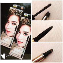 Load image into Gallery viewer, Mistine 3D Brown Secret Brow Set Pencil Brow Shadow Mascara No.1 Dark Brown