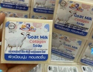 12x Goat Milk Collagen Soap K. Brother Clear Moisturizer Sport Exercise Suitable