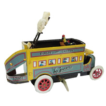 Load image into Gallery viewer, Bus Tin Toy Vintage Collectible Clockwork Tin Toy Decor Gift