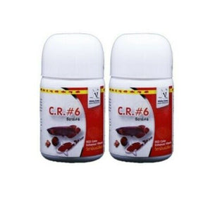 CR 6 Vitamin White Crane Fish Red Type Food Powder Enhancer Color Breed 2x10g