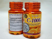 Load image into Gallery viewer, 100 Pcs.AUTHENTIC ACORBIC VITAMIN C-1000 MG Radiant Skin Fast ship DHL express