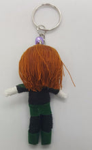 Load image into Gallery viewer, Green Lantern Handmade Rope Keyring Charm SUPER HERO Keyring Cute Souvenir