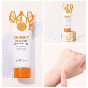 4X GMEELAN Orange Facial Scrub Acne Exfoliating Gel Cleaner Face 50G