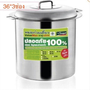 Thai noodle soup pot Stockpot Seagull Brand Value Max3 holes Stainless Steel DHL