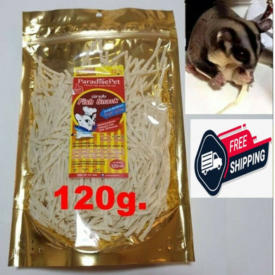 120g Paradise Pet Fish Protein Snack Hamster Sugar Glider Animal Teeth Care