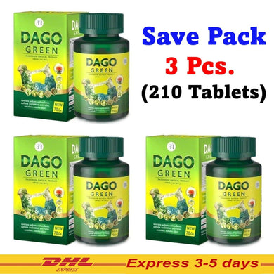 3x Dago Green Herbal Detox Belly Colon Cleanser Diet Slimming Weight Management