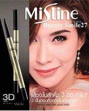 Load image into Gallery viewer, Mistine 3D Brown Secret Brow Set Pencil Brow Shadow Mascara No.1 Dark Brown